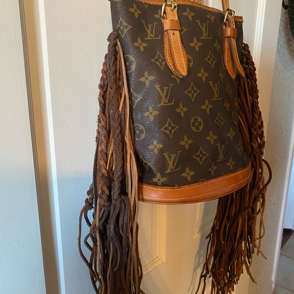 Vintage Boho Revamped Fringe Purse - Picture 2 of 5